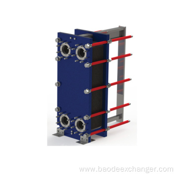 Semi-Welded Plate Heat Exchanger for Condenser for Seawater